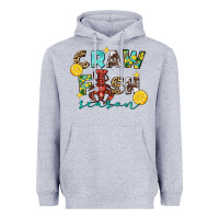 Heather Grey Crawfish season Heavyweight Hoodie - FaDigitalArtStudio