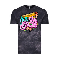 Cloud Black hello 5th grade Vintage Tee - JahusDesignShop