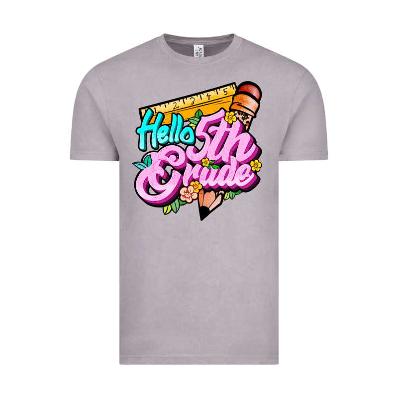 Hello 5th Grade Vintage Tee by JahusDesignShop | Teevron