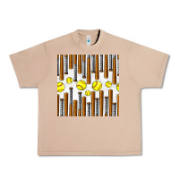 Burro softball bat seamless pattern Urban Heavy Tee - BundleAndBundleShop