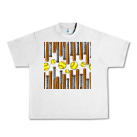 Lunar Rock softball bat seamless pattern Urban Heavy Tee - BundleAndBundleShop