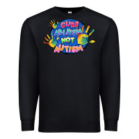 Black Cure ableism not Autism Premium Sweatshirt - FaDigitalArtStudio