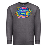 Charcoal Heather Cure ableism not Autism Premium Sweatshirt - FaDigitalArtStudio