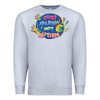 Heather Grey Cure ableism not Autism Premium Sweatshirt - FaDigitalArtStudio
