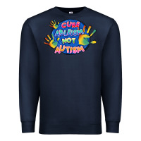 Navy Cure ableism not Autism Premium Sweatshirt - FaDigitalArtStudio