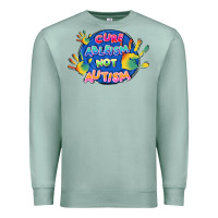 Seafoam Cure ableism not Autism Premium Sweatshirt - FaDigitalArtStudio