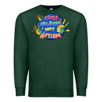 Cure Ableism Not Autism Premium Sweatshirt | Teevron