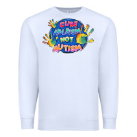 White Cure ableism not Autism Premium Sweatshirt - FaDigitalArtStudio
