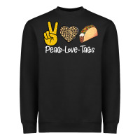 Black Peace Love Tacos Heavyweight Sweatshirt - Bettercallsaul