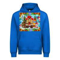 Cobalt Christmas cowboy gnome Urban Hoodie - CowhideDigitalArt