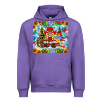 Tulip Christmas cowboy gnome Urban Hoodie - CowhideDigitalArt