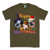 Happy Hallothanksmas Cows Classic Tee | Teevron
