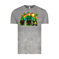 Cloud Rock St. Patrick's afro gnomies with rainbow Vintage Tee - BundleAndBundleShop