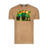 Vintage Camel St. Patrick's afro gnomies with rainbow Vintage Tee - BundleAndBundleShop