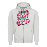 Dove Grey her fight is our fight Zipper Hoodie - CowGirlArtShop