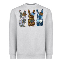 Heather Grey Easter Bunnies Heavyweight Sweatshirt - Bettercallsaul