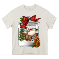 Cream Christmas cookie jar Heavy Core Tee - Jasminsmagicworld