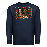 Navy Juneteenth black teacher magic Premium Sweatshirt - FaDigitalArtStudio