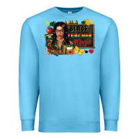 Ocean Blue Juneteenth black teacher magic Premium Sweatshirt - FaDigitalArtStudio