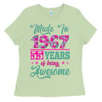 Matcha made in 1967, 55 years of being awesome Ladies Tee - Jasminsmagicworld
