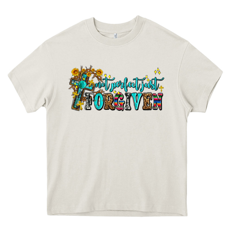 Not Perfect Just Forgıven Heavy Core Tee by AdoDesignShop | Teevron