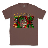 Chestnut Christmas Texas With Deer Classic Tee - BundleAndBundleShop
