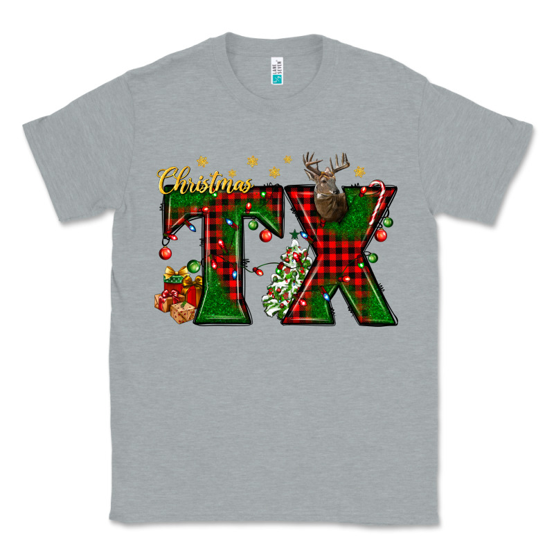 Christmas Texas With Deer Classic Tee by BundleAndBundleShop | Teevron