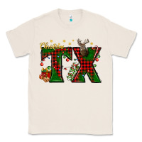 Natural Christmas Texas With Deer Classic Tee - BundleAndBundleShop