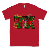 Red Christmas Texas With Deer Classic Tee - BundleAndBundleShop