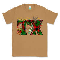 Toasted Coconut Christmas Texas With Deer Classic Tee - BundleAndBundleShop
