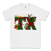 White Christmas Texas With Deer Classic Tee - BundleAndBundleShop