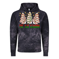 Cloud Black tis' the season with christmas cakes  bbs Vintage Hoodie - BundleAndBundleShop