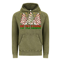 Vintage Olive tis' the season with christmas cakes  bbs Vintage Hoodie - BundleAndBundleShop