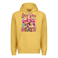 Antique Gold love you to death olivia Premium Hoodie - OliviaCreatesArt
