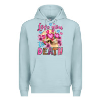 Blue Mist love you to death olivia Premium Hoodie - OliviaCreatesArt
