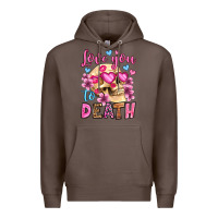 Coffee love you to death olivia Premium Hoodie - OliviaCreatesArt