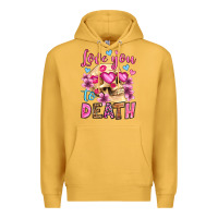 Mustard love you to death olivia Premium Hoodie - OliviaCreatesArt