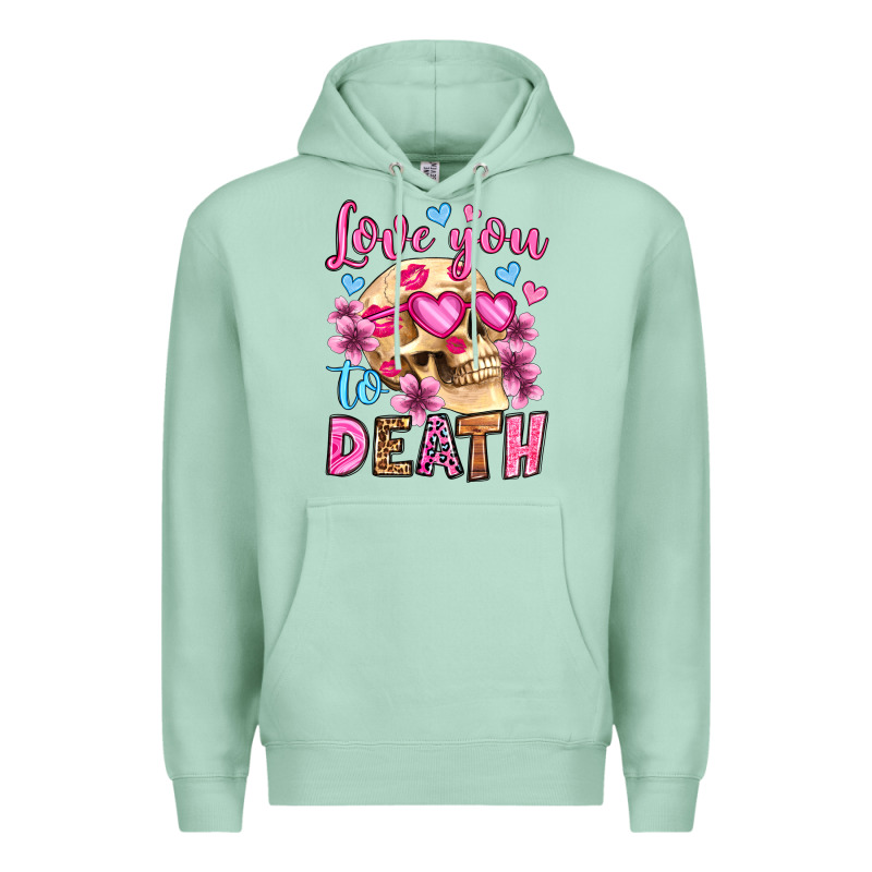 Love You To Death Olivia Premium Hoodie by OliviaCreatesArt | Teevron