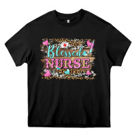 Black blessed nurse Heavy Core Tee - BarkalooDesign