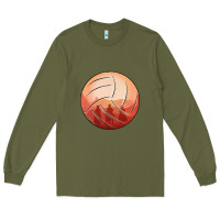 Army Green Cowboy Sunset Volleyball Long Sleeve Tee - Bettercallsaul