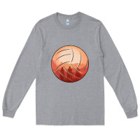 Heather Grey Cowboy Sunset Volleyball Long Sleeve Tee - Bettercallsaul