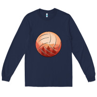 Navy Cowboy Sunset Volleyball Long Sleeve Tee - Bettercallsaul