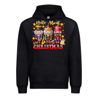 Black Nuts About Christmas Urban Hoodie - CowhideDigitalArt