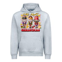 Heather Grey Nuts About Christmas Urban Hoodie - CowhideDigitalArt