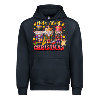 Navy Nuts About Christmas Urban Hoodie - CowhideDigitalArt