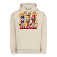 Pigment French Oak Nuts About Christmas Urban Hoodie - CowhideDigitalArt