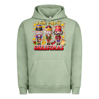 Pigment Oil Green Nuts About Christmas Urban Hoodie - CowhideDigitalArt
