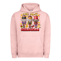 Pigment Salmon Nuts About Christmas Urban Hoodie - CowhideDigitalArt