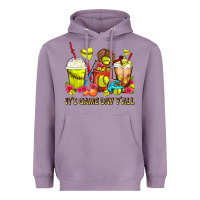 Lavender It's Game Day Y'all Softball Coffee Cups Heavyweight Hoodie - FaDigitalArtStudio