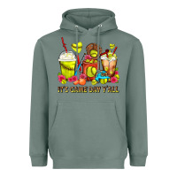 Sage It's Game Day Y'all Softball Coffee Cups Heavyweight Hoodie - FaDigitalArtStudio